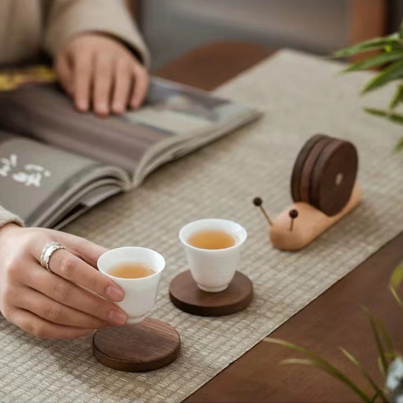 Corporate Gift Success Story | How a Walnut Coaster Enhanced Brand Natural Aesthetics for a Singapore Firm